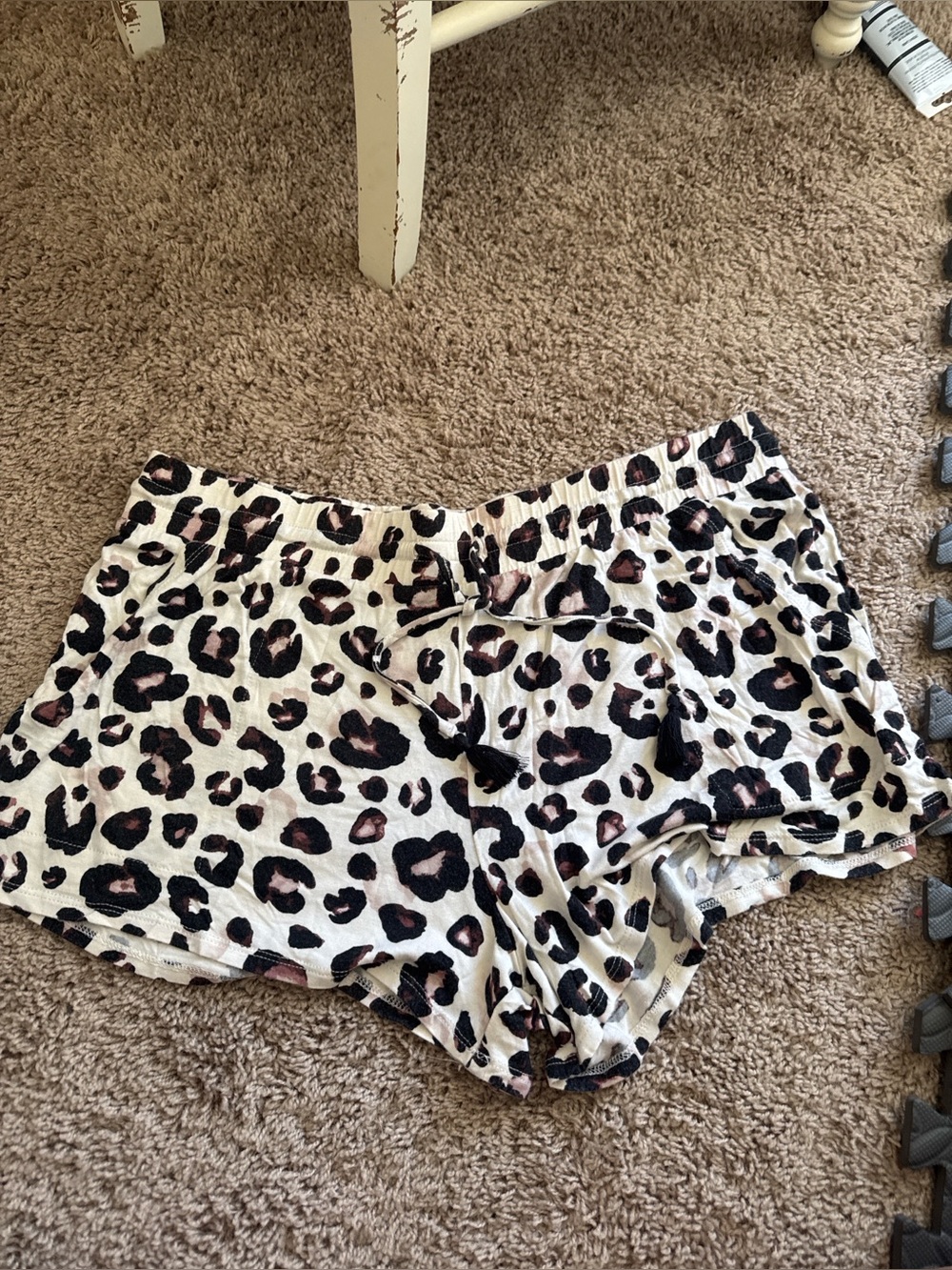 Stars Above Target Leopard Print Sleep Shorts XL Pajama Lounge Shorts Pockets